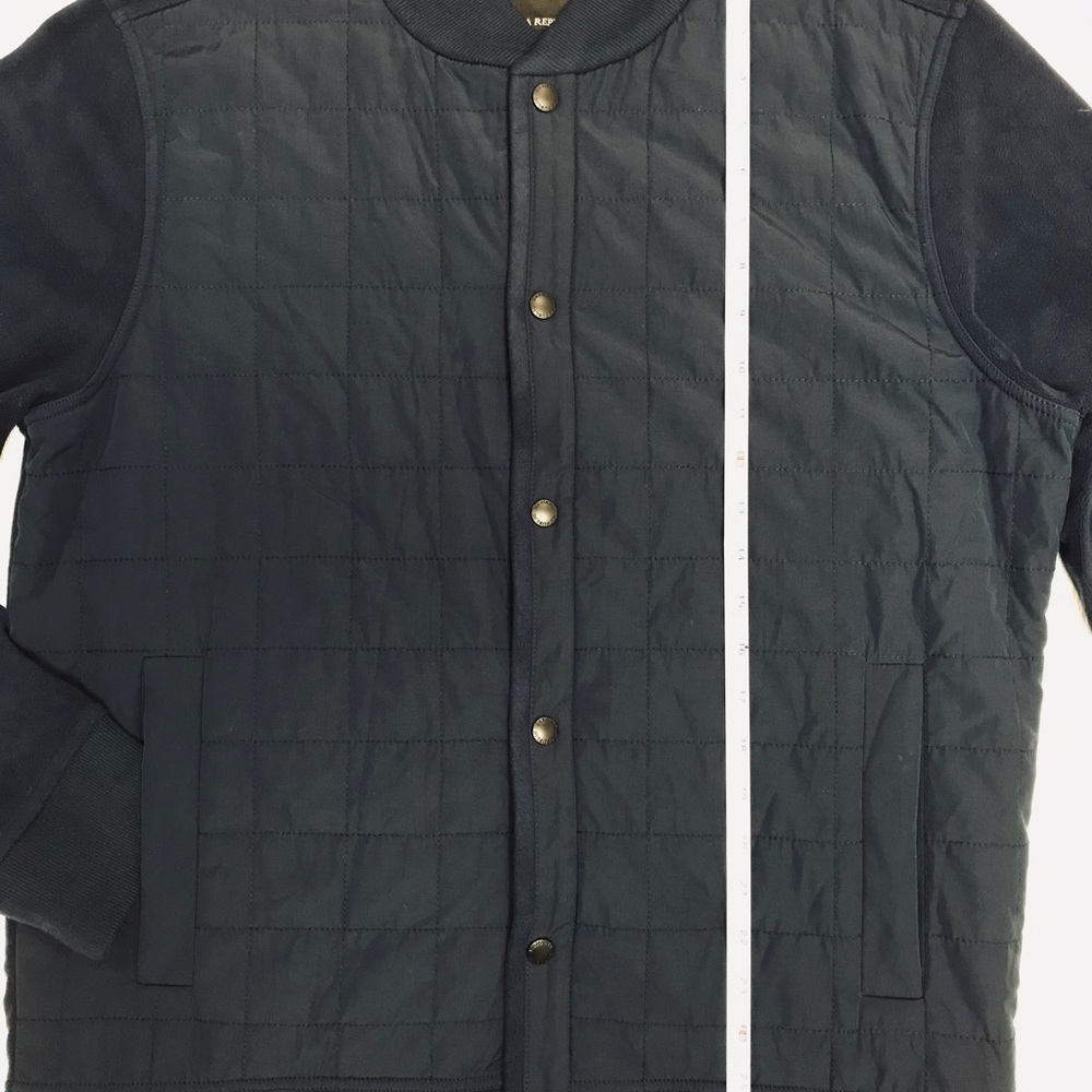 Banana Republic Dark Blue Quilted Bomber Jacket